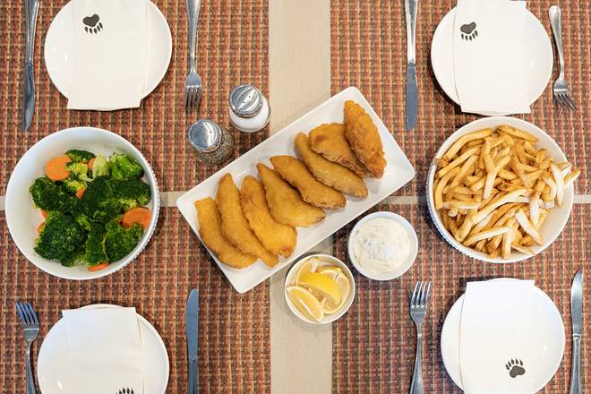 Order Fish & Chips Family Meal food online from Black Bear Diner store, Oakland on bringmethat.com