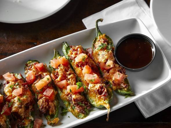Order Baked Stuffed Jalapeños food online from Moretti's Ristorante & Pizzeria store, Chicago on bringmethat.com