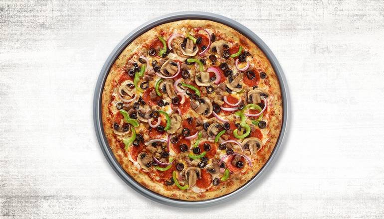 Order Supreme Large 14" Specialty Pizza food online from Pasqually's Pizza & Wings store, Birmingham on bringmethat.com