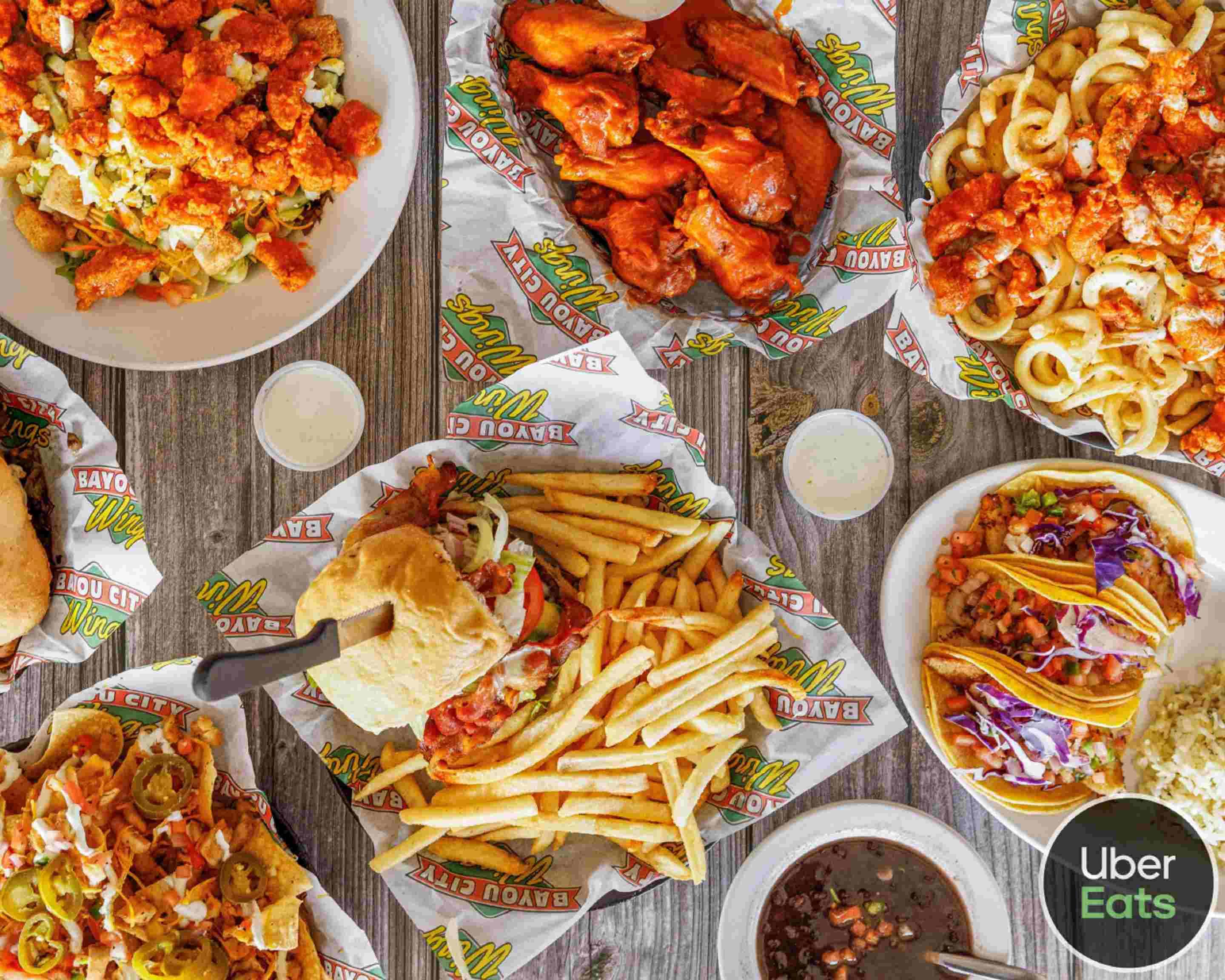 Bayou City Wings Menu Baytown • Order Bayou City Wings Delivery Online