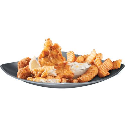 Order Fish and Chips Basket food online from Miami Grill store, Miami on bringmethat.com