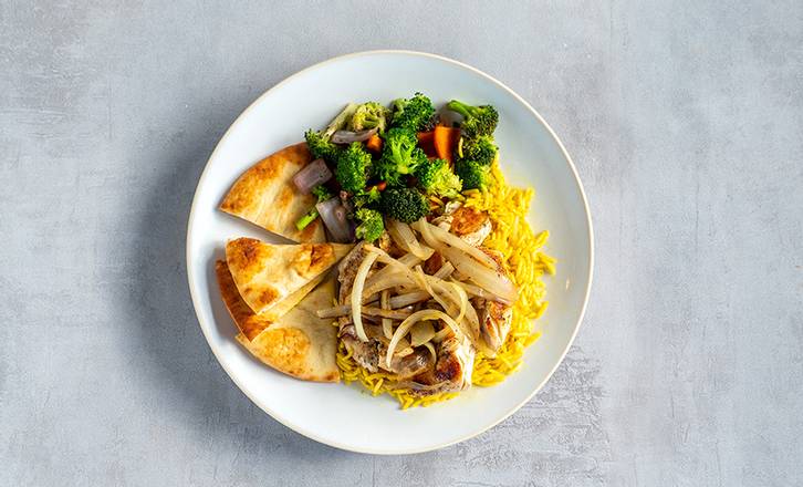 Order Mediterranean Chicken Plate food online from Zoe Kitchen store, Metarie on bringmethat.com