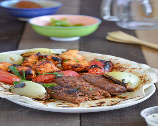 Order Chicken Kabob Skewers food online from Layla's Falafel store, Stamford on bringmethat.com