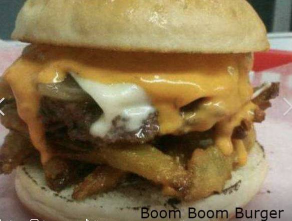 Order Boom Boom Burger* food online from Mac Philly Steaks store, Rochester on bringmethat.com