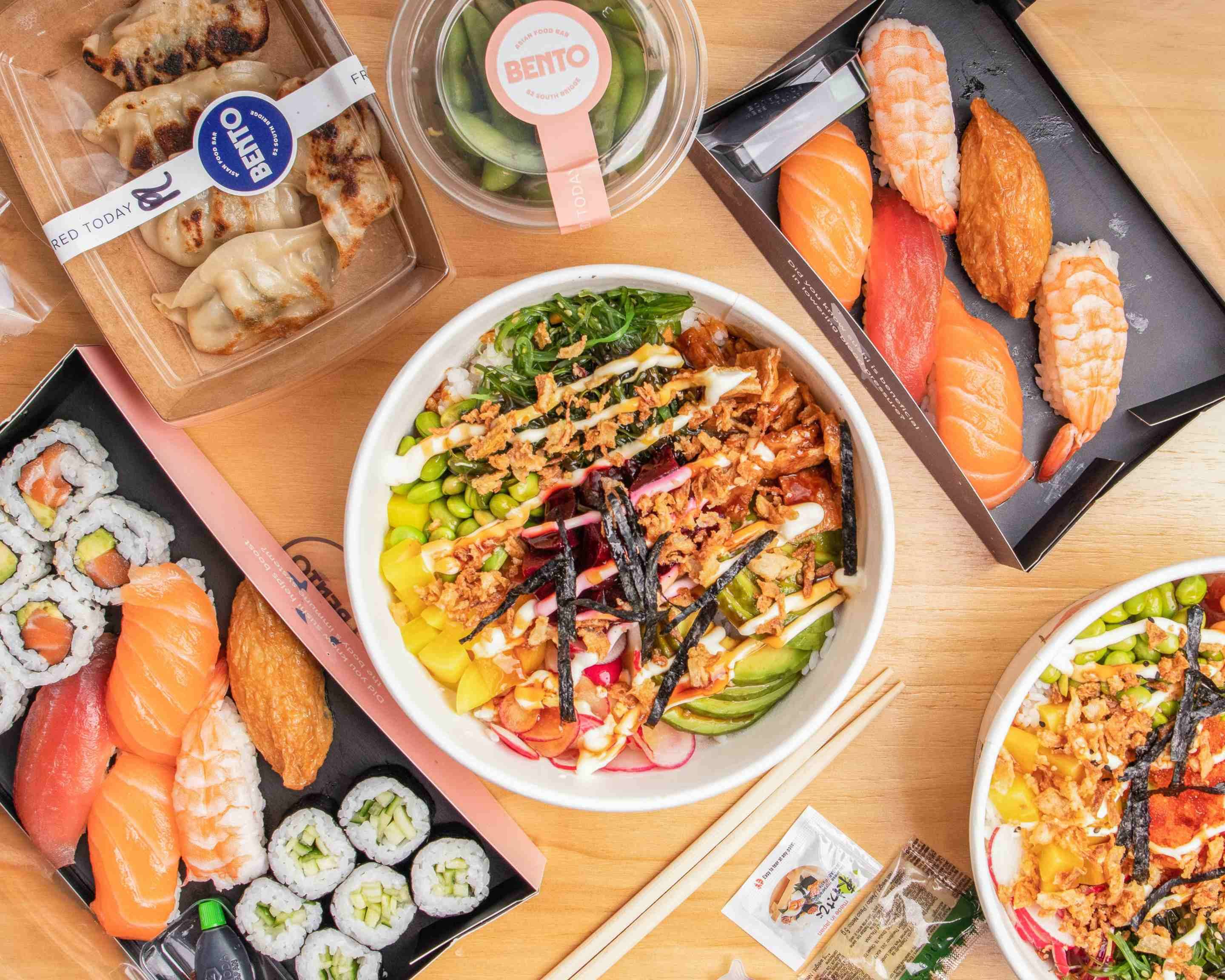 Bento Asian Food Bar (Lothian Road) Menu Takeaway in Edinburgh