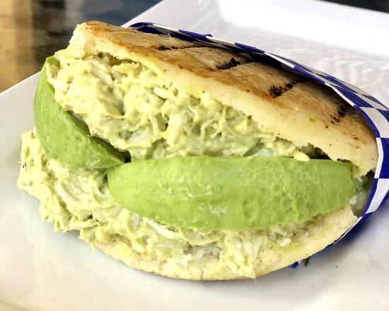 Order Chicken and Avocado Salad Arepa food online from Chicken Grill store, Miami on bringmethat.com