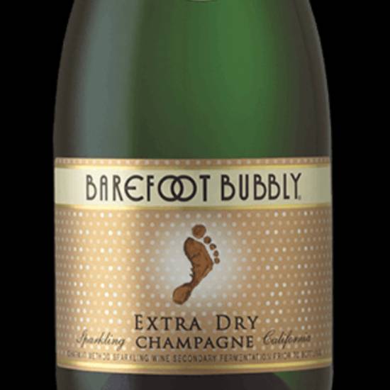 Order Barefoot Bubbly Extra Dry 750ml 10.5%ABV  food online from Princess Liquors store, Port Saint Lucie on bringmethat.com