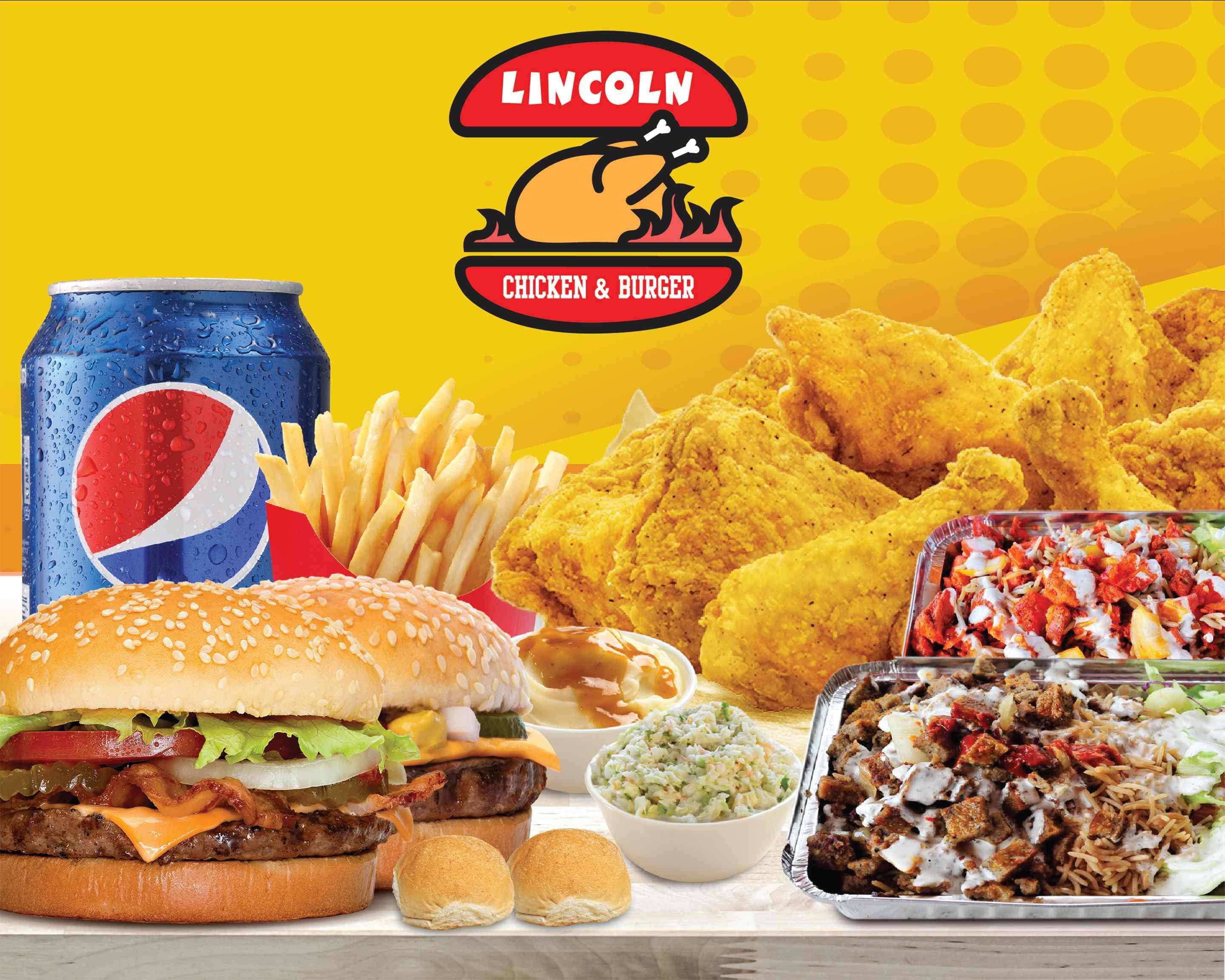 Order Lincoln Chicken and Burger Menu Delivery【Menu & Prices