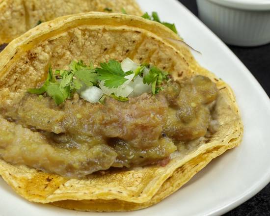 Order Chicharron Tacos food online from Los Fernandez store, Streamwood on bringmethat.com