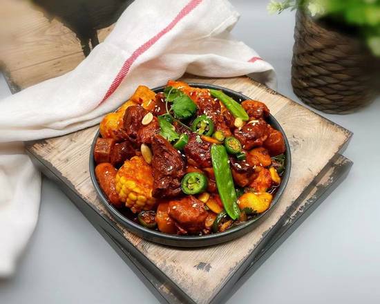 Order 提督香锅大口牛肉  TIDU beef steak pot️️樂 food online from Fashion Wok store, Sunnyvale on bringmethat.com