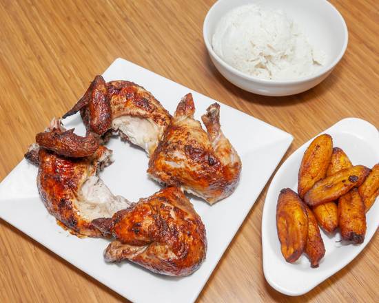 Order Whole Chicken with any 2 Side Orders food online from La Granja store, Winter Park on bringmethat.com