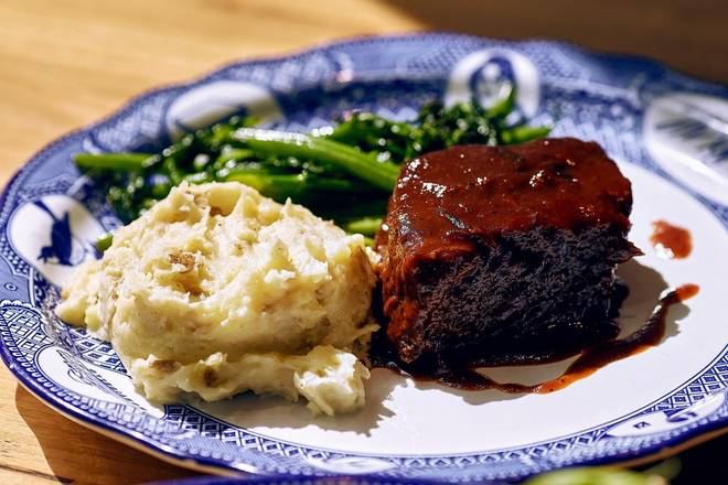 Order Slow-Braised Beef Short Rib food online from Founding Farmers Tysons store, Providence on bringmethat.com