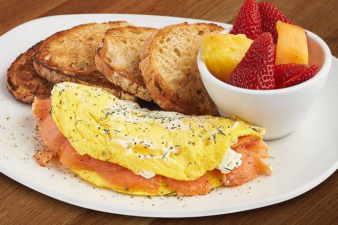 Order Smoked Salmon Omelet food online from Silver store, Bethesda on bringmethat.com