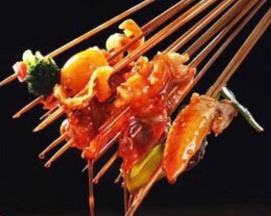 Order Red Chili Oil Skewer 红油乐山钵钵鸡冷串 food online from Hibiscus Tree 芙蓉树下 store, City Of Industry on bringmethat.com