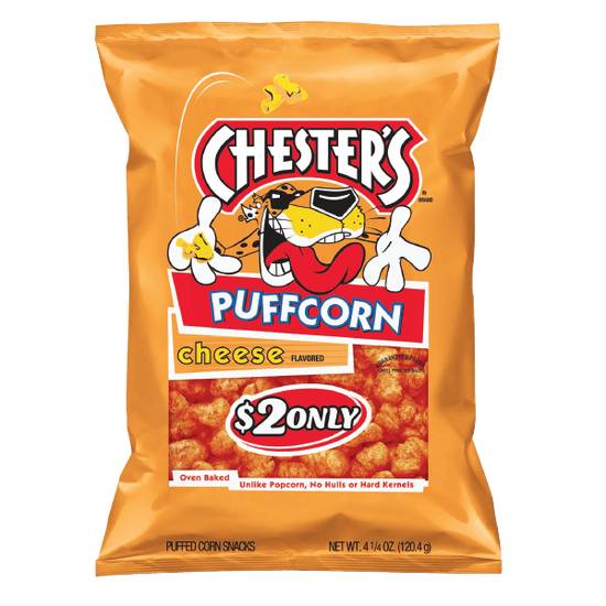 Order Chester's Cheese Puffcorn 4.5oz food online from Casey store, Omaha on bringmethat.com