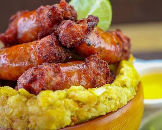 Order Dominican Sausage food online from Chimiking Restaurant store, Orlando on bringmethat.com