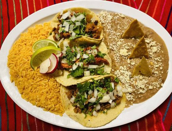 Order TACO SPECIAL COMBO food online from Taqueria Viva Mexico store, Clearwater on bringmethat.com