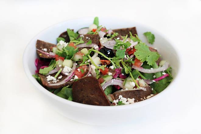 Order Gyro Salad food online from Zuuk Mediterranean Kitchen store, Miami on bringmethat.com
