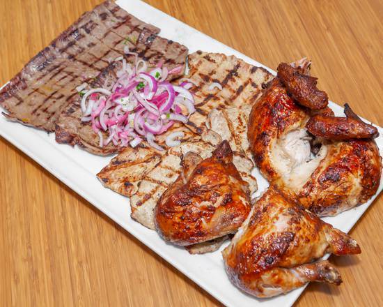 Order Whole Chicken, Grilled Steak (1 lb), and Grilled Pork (1 lb) food online from La Granja store, Hollywood on bringmethat.com