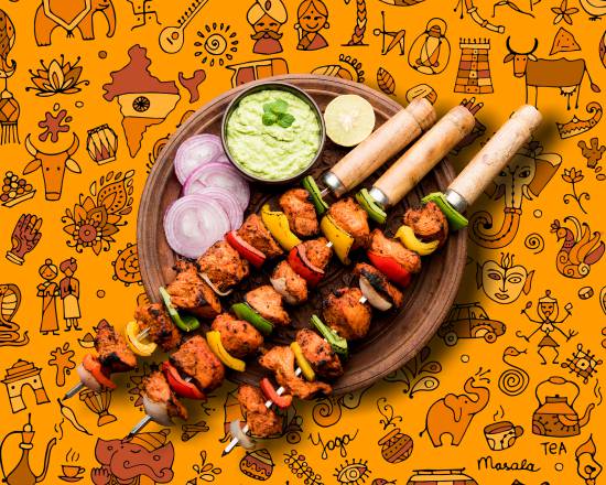 Order Chicken Kebab Carnage food online from Gunpowder Cafe store, Laurel on bringmethat.com