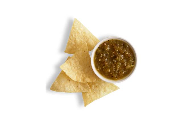 Order Chips & Tomatillo-Green Chili Salsa food online from Chipotle store, Philadelphia on bringmethat.com