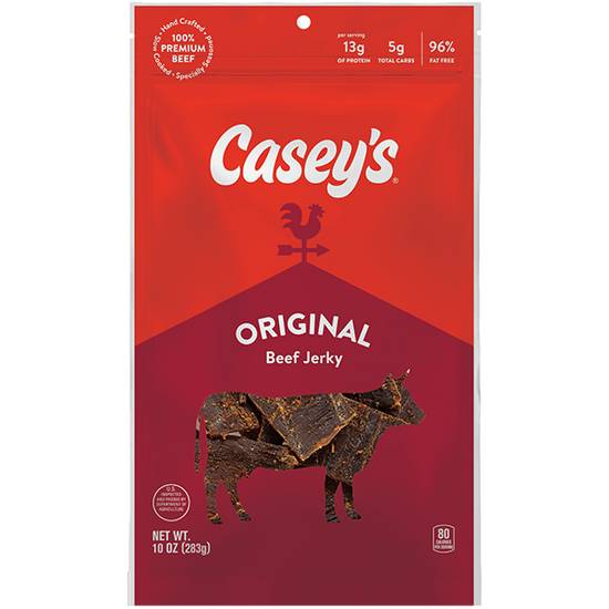Order Casey's Original Beef Jerky 10oz food online from Casey store, Joplin on bringmethat.com