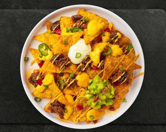 Order Loaded Nachos food online from The Burger Sizzle store, Saint Clair Shores on bringmethat.com