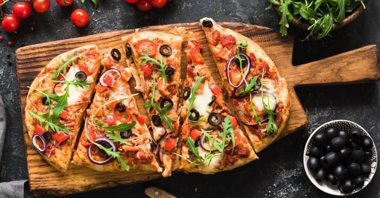 Order 18" FISHERMAN'S food online from Amore Pizzeria store, Clearwater on bringmethat.com