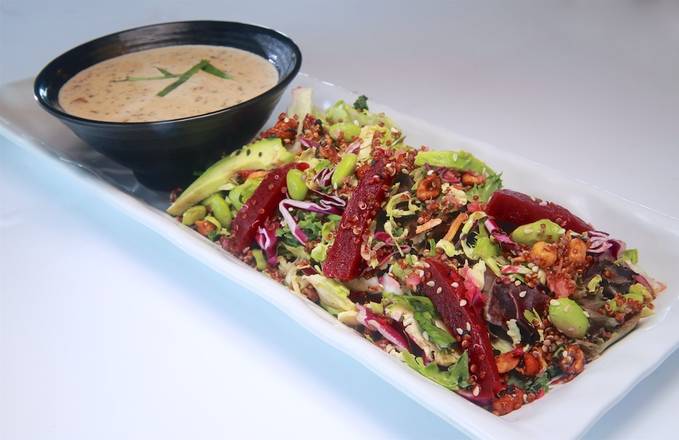 Order 1/2 Super Greens Asian Salad** food online from F2o Fresh to Order store, Johns Creek on bringmethat.com