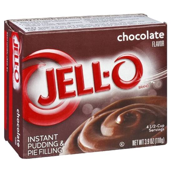 Order Jello Chocolate Flavored Instant Pudding & Pie Filling 3.9oz food online from Everyday Needs by Gopuff store, Tampa on bringmethat.com