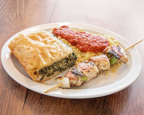 Order Greek Combo Platter food online from Joe Jo's Family Restaurant store, Macomb on bringmethat.com