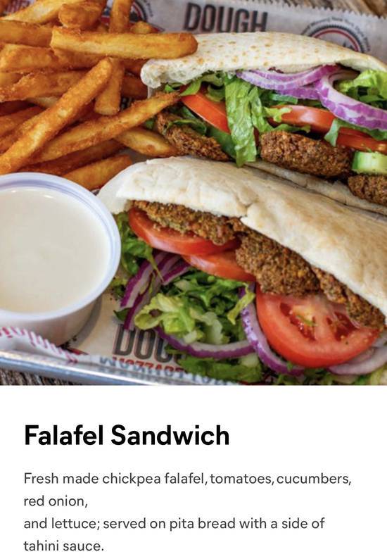 Order Falafel Sandwich food online from Manhattan Pizza store, Fairfax on bringmethat.com