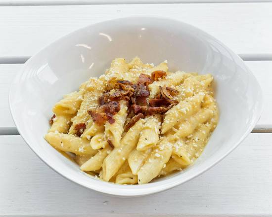 Order Two Cheese Bacon Mac N Cheese food online from Gcd Eats store, Saint Petersburg on bringmethat.com