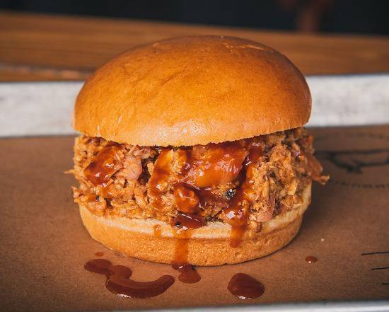 Order Pulled Chicken Sandwich food online from 4 Rivers Smokehouse store, Winter Park on bringmethat.com