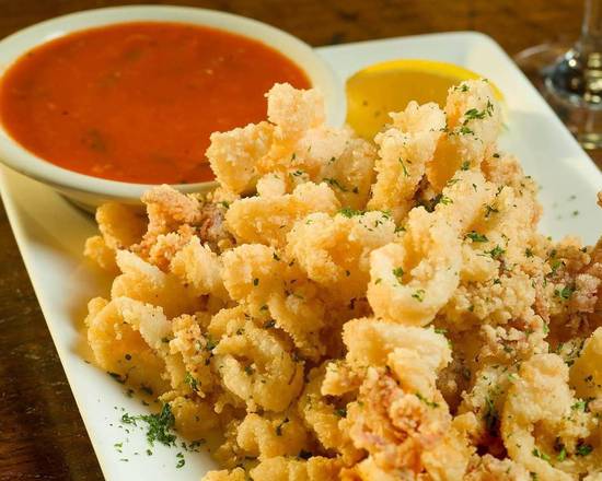 Order Fried Calamari food online from Apres Diem International Coffee House & Bistro store, Atlanta on bringmethat.com