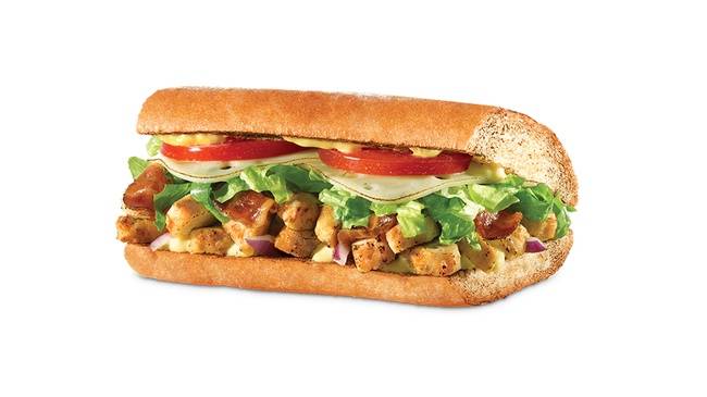 Order Honey Mustard Chicken Sub food online from Quiznos Grill store, Denver on bringmethat.com