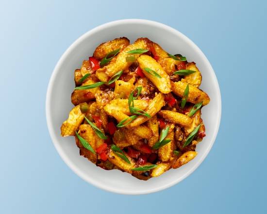 Order Corn Manchurian Madness food online from Delhi Woks store, Raleigh on bringmethat.com