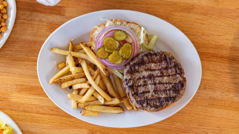Order 10oz. Lamb Burger food online from Pita Hut store, Miami Beach on bringmethat.com