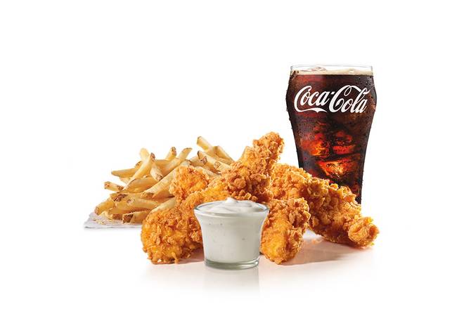 Order 3 Piece - Hand-Breaded Chicken Tenders™ Combo food online from Carl's Jr. store, North Highlands on bringmethat.com