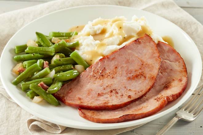 Order Hickory-Smoked Ham Steaks food online from Bob Evans - Jacksonville #420 store, Jacksonville on bringmethat.com