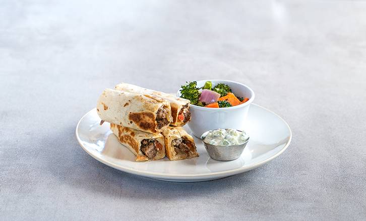 Order Steak Rollups food online from Zoe's Kitchen store, Dallas on bringmethat.com