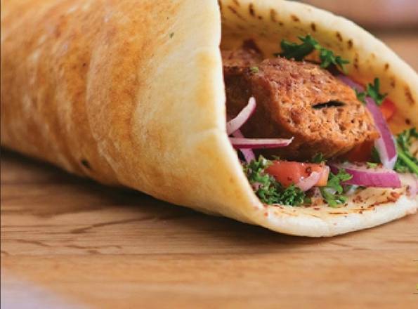 Order #17 Lule Kabob Wrap food online from Zest Grill House store, Sun Valley on bringmethat.com