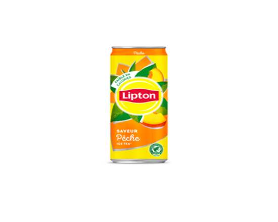 Ice tea pêche 33 cl boîte slim Lipton