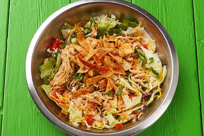 Order Shredded Chicken Salad food online from Fuzzy's Taco Shop store, Beaumont on bringmethat.com