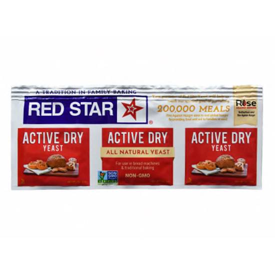 Order Red Star Active Dry Yeast 0.75oz food online from Everyday Needs by Gopuff store, St. Petersburg on bringmethat.com