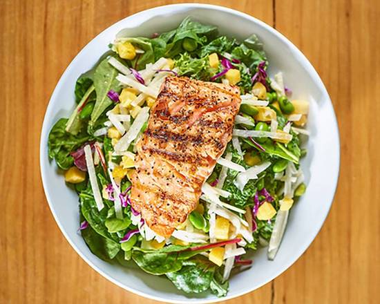 Order Salmon Ginger Salad food online from HS Green store, Houston on bringmethat.com