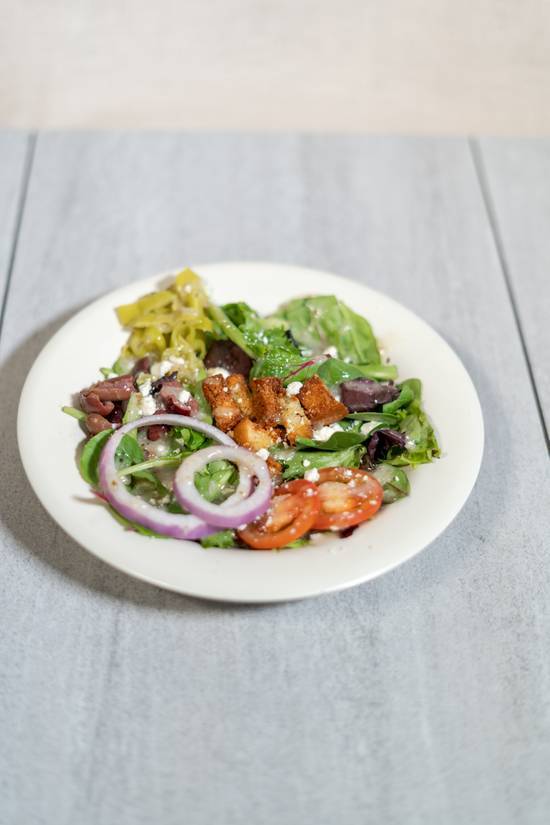 Order Side Greek Salad food online from Flippers Pizzeria store, Orlando on bringmethat.com