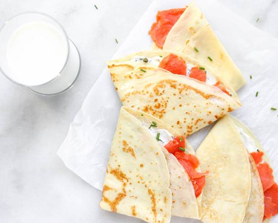 Order Smoke Salmon, Cheese, and Sour Cream food online from Frenchtastellc store, Grand Forks on bringmethat.com