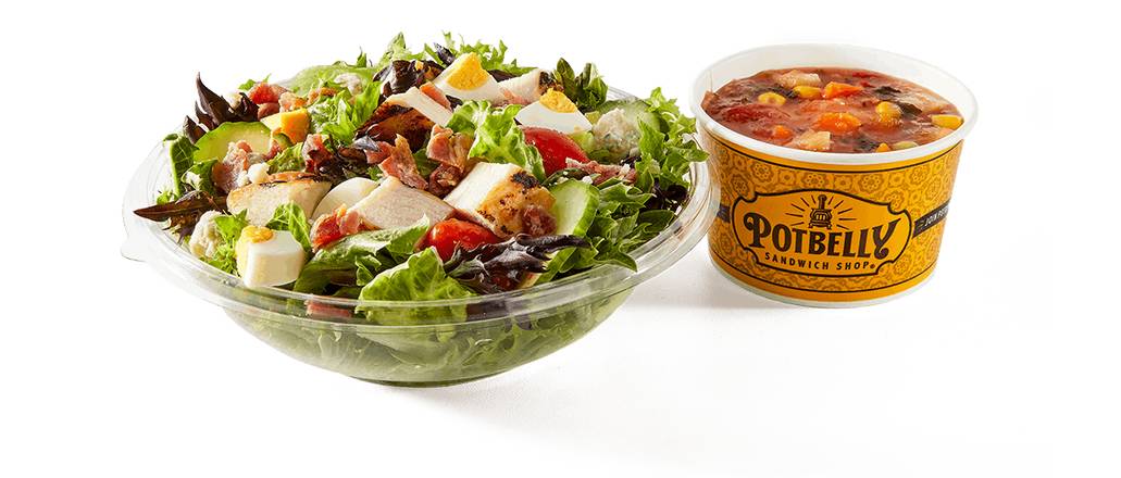 Order Half Salad + Cup of Soup food online from Potbelly Sandwich Works store, Eden Prairie on bringmethat.com