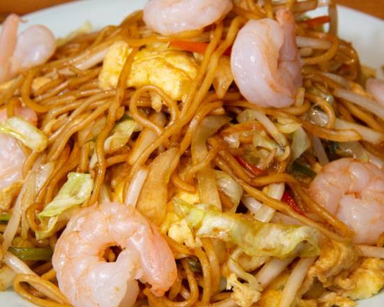 Order Shrimp Chow Mein food online from JA Jiaozi Authentic Dumplings store, Irvine on bringmethat.com